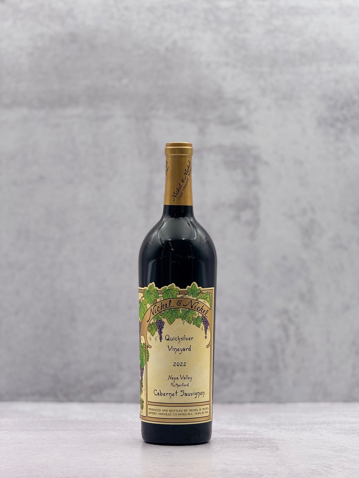 2022 Nickel & Nickel, Cabernet Sauvignon ‘Quicksilver Vineyard’