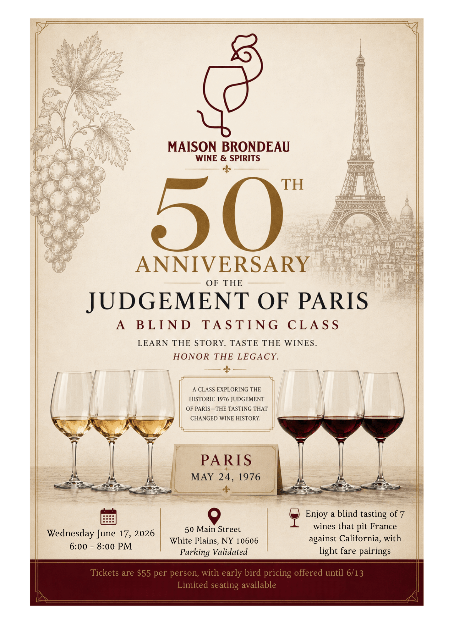 CLASS: 50th Anniversary of the Judgement of Paris