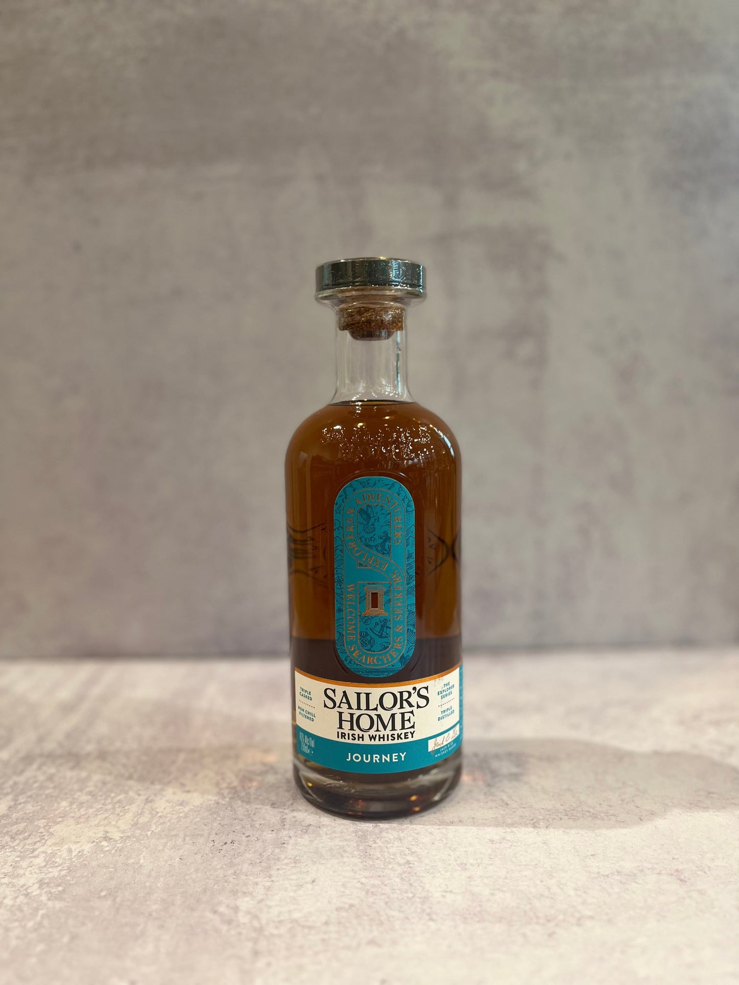 Sailor's Home 'The Explorer' Non-Chill Filtered Journey Triple Casked Irish Whiskey