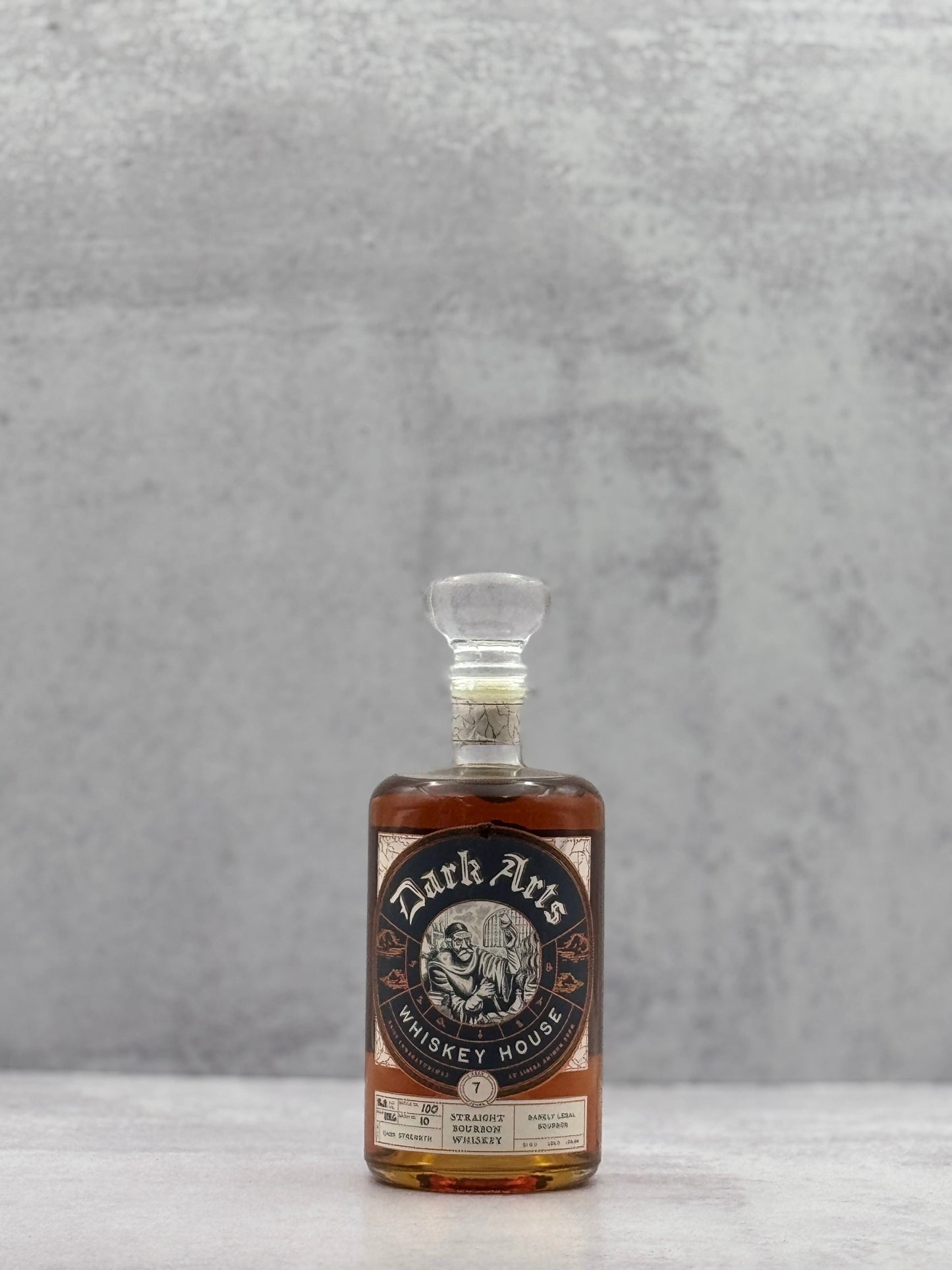 Dark Arts Whiskey House, 7.5 Years Old Barely Legal Bourbon Small Batch Straight Bourbon Whiskey