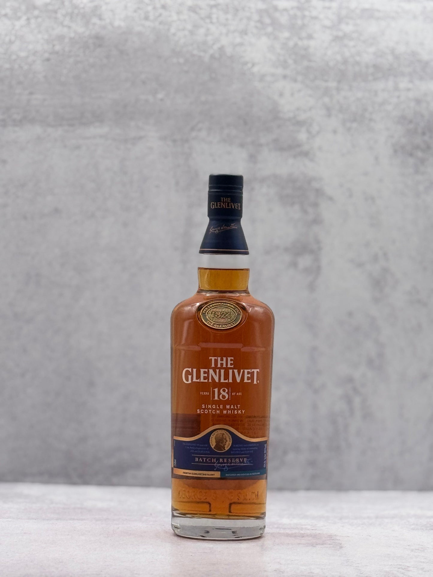 The Glenlivet, 18 Year Old Batch Reserve Single Malt Scotch Whisky 80 Proof
