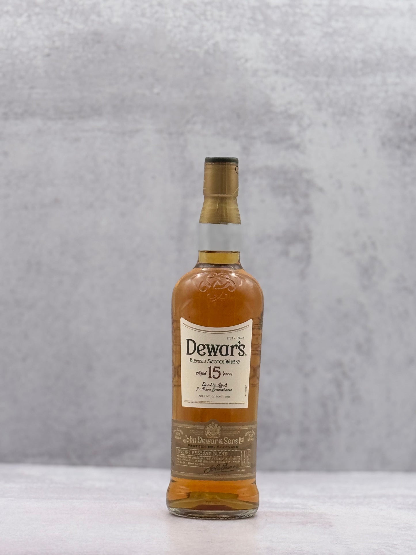 Dewar's, 15 Year Old The Monarch Special Reserve