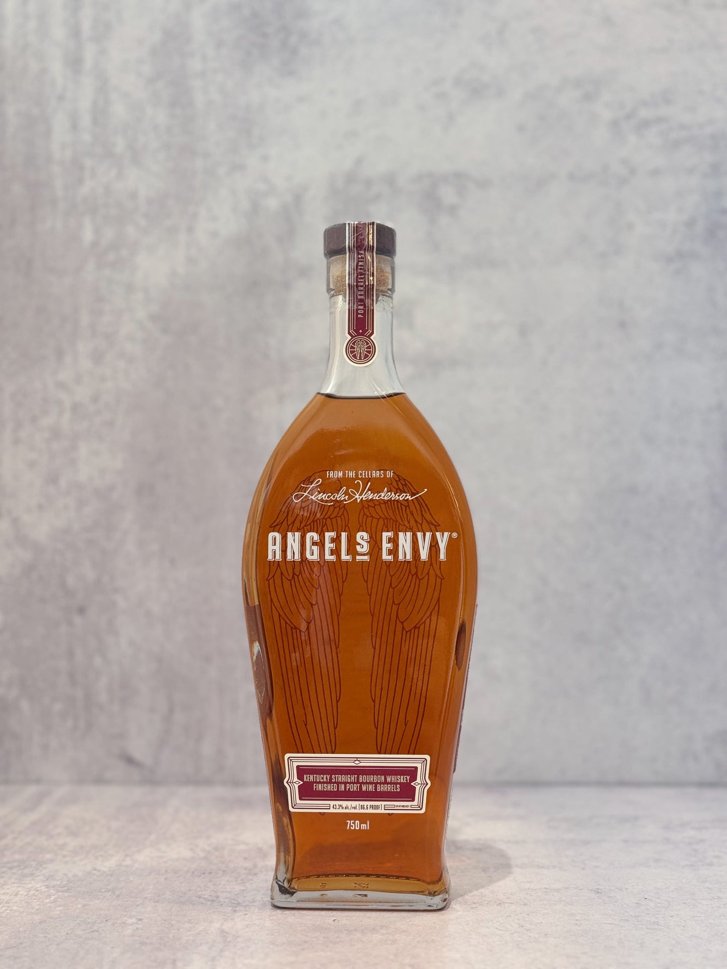 Angel's Envy Straight Bourbon Finished In Port Wine Barrels