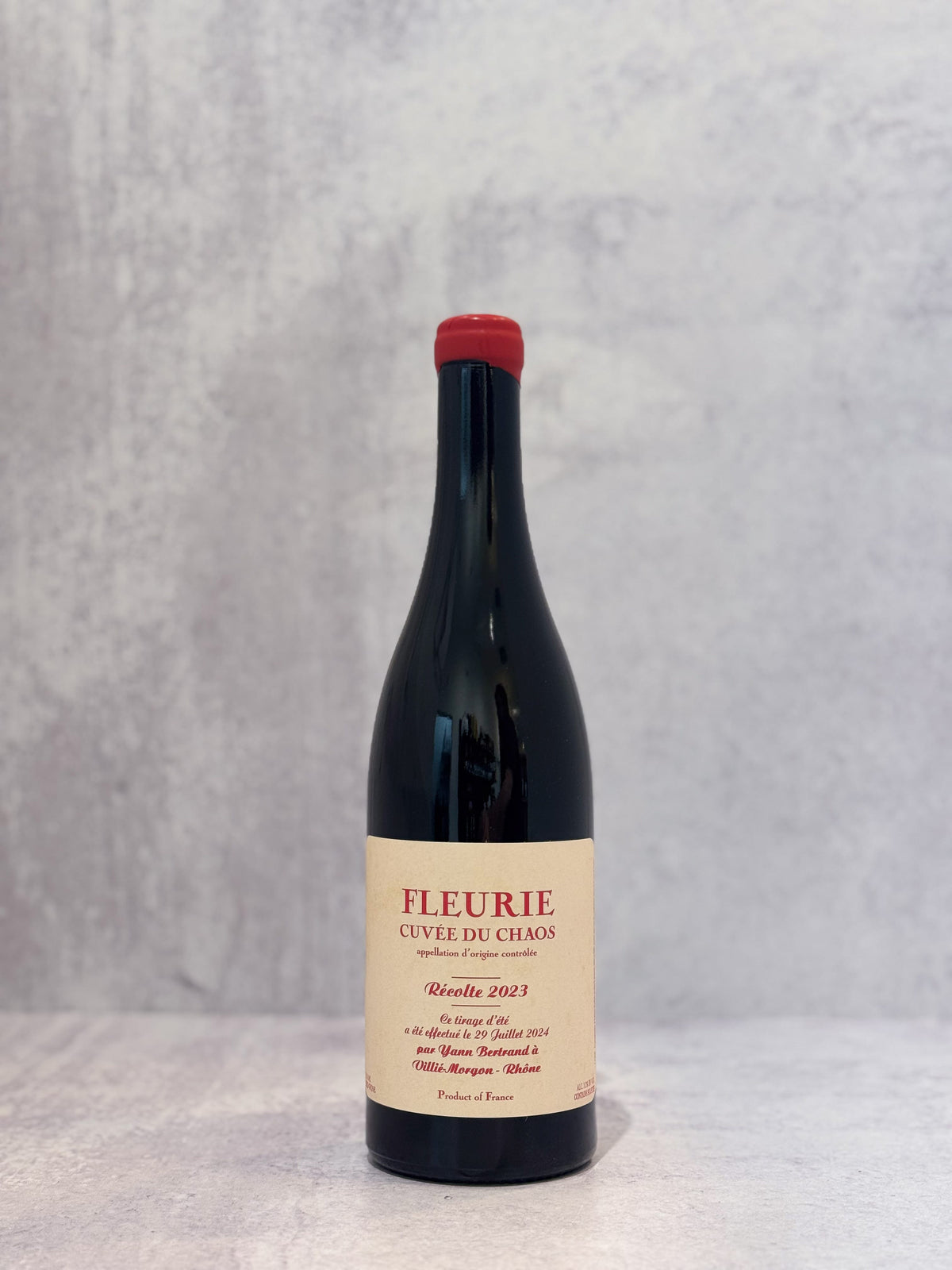 2023 Yann Bertrand Fleurie 'Cuvée du Chaos' Beaujolais