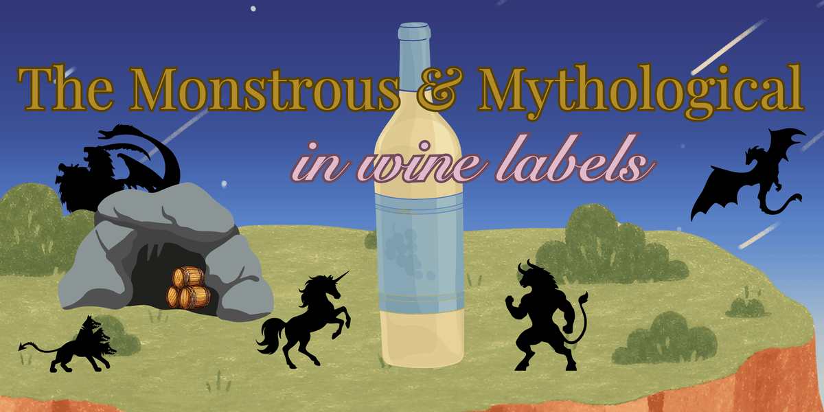 The Monstrous & Mythological Wine Labels