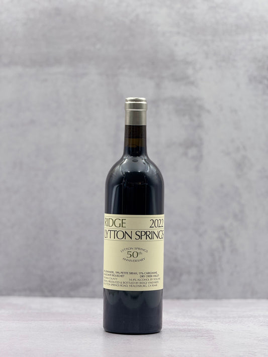 2022 Ridge Vineyards, Lytton Springs