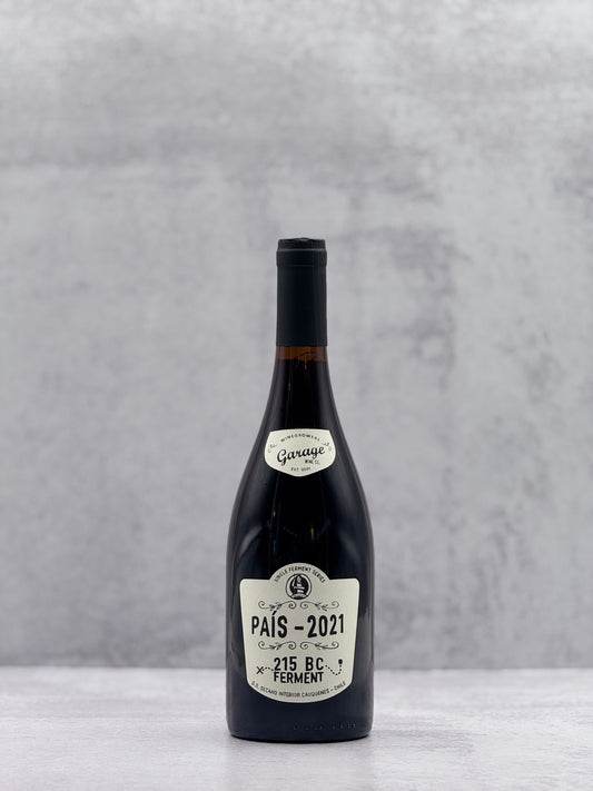 2021 Garage Wine Co, 215a BC Ferment, Pais