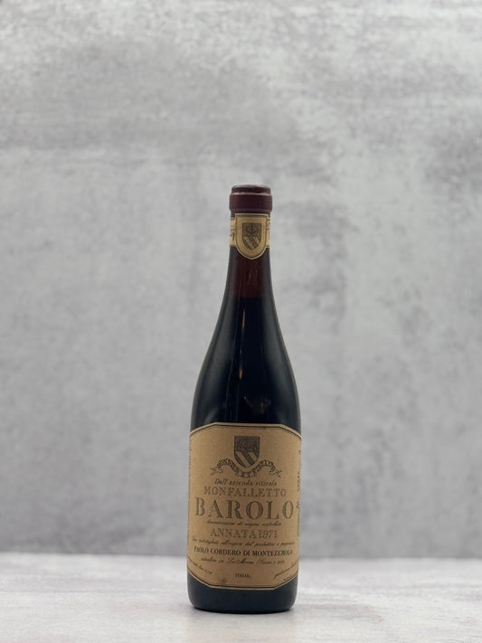1971 Cordero di Montezemolo Barolo ‘Monfalleto’