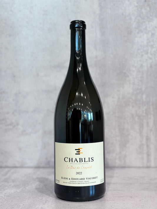 2022 Domaine Eleni & Edouard Vocoret, Chablis ‘Bas de Chapelot’ [1.5L]