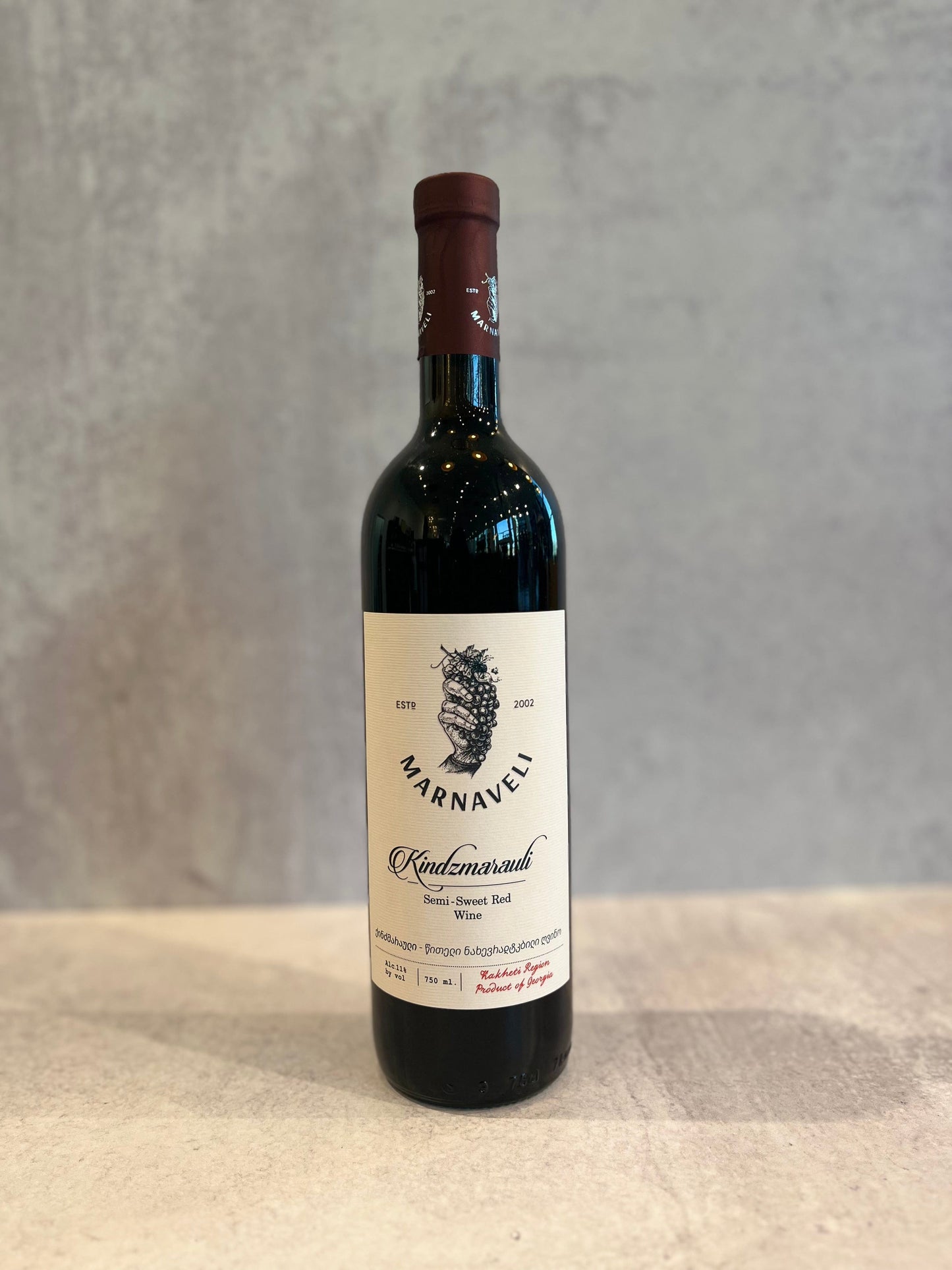 2023 Marnaveli Kindzmarauli Semi Sweet Red Wine