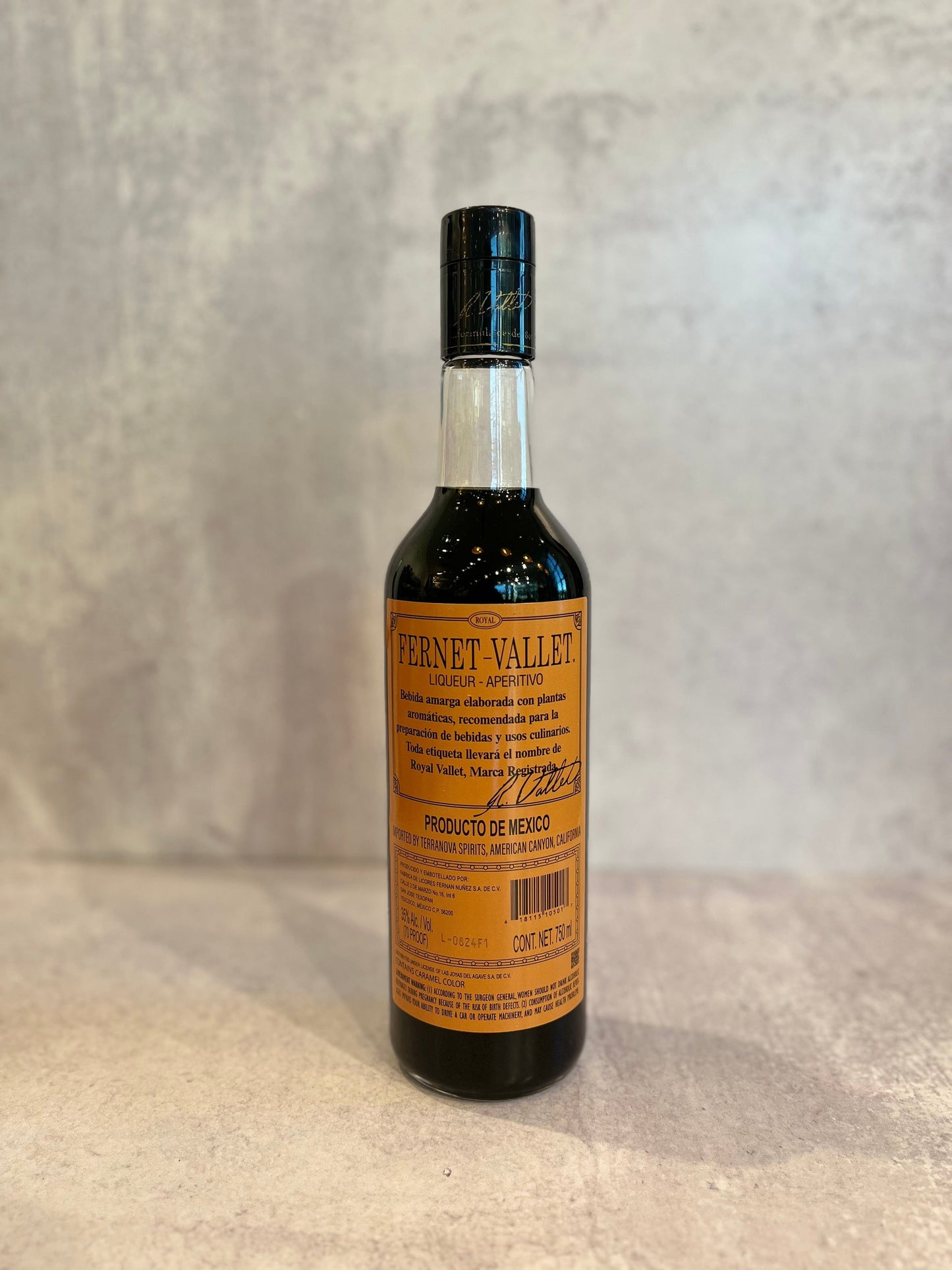 Fernet-Vallet, Aperitivo Liqueur