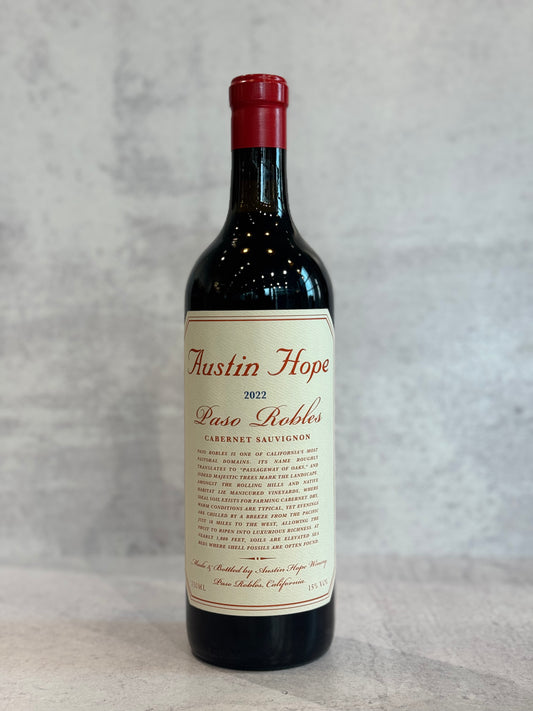 2022 Austin Hope, Paso Robles Cabernet Sauvignon