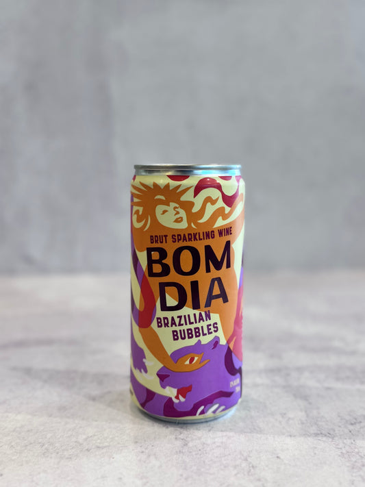 NV Bom Dia Brazilian Sparkling Brut Can (250 ml)