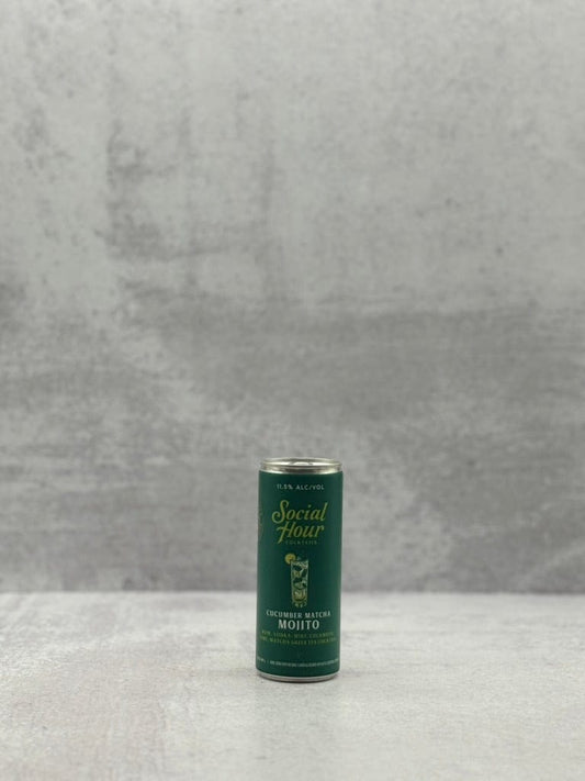 Social Hour Cocktails, Cucumber Matcha Mojito [250ml]