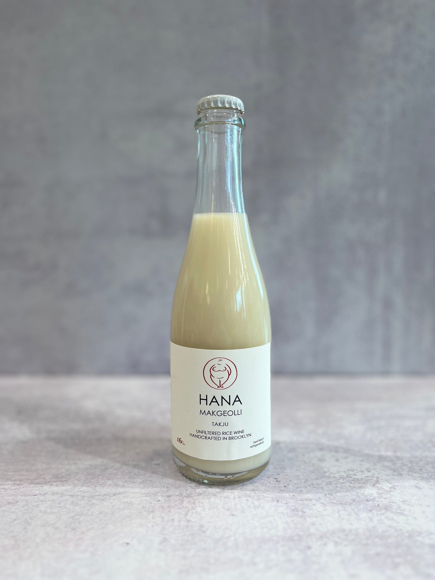 Hana Makgeolli Takju Unfiltered Rice Wine (375 ml)