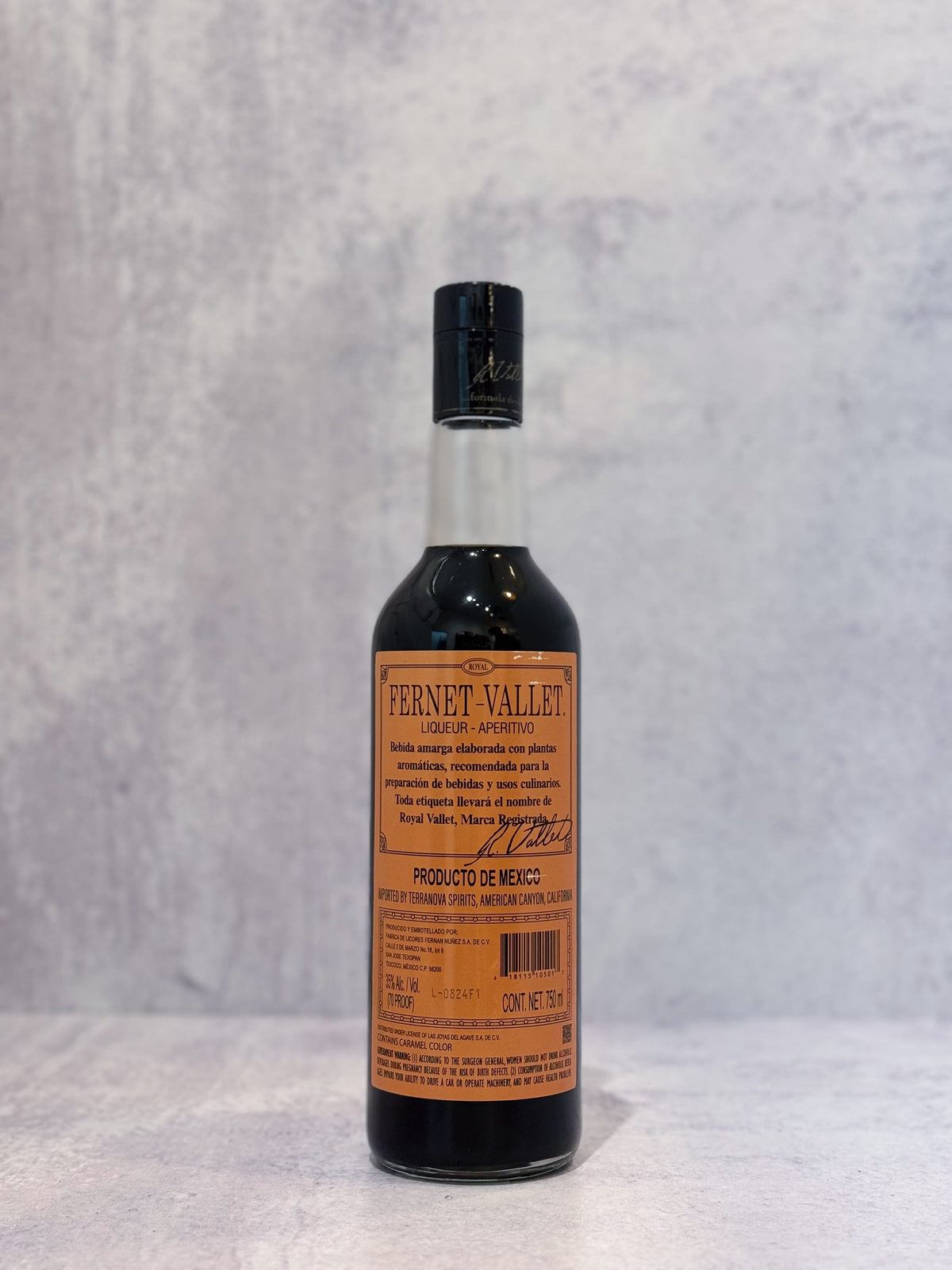 Fernet-Vallet, Aperitivo Liqueur