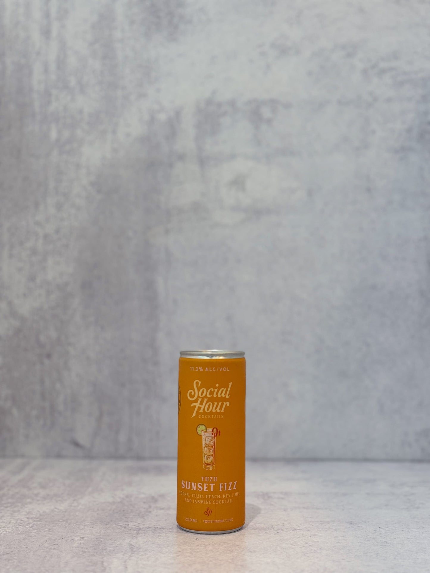Social Hour Cocktails, Yuzu Sunset Fizz (250ml)